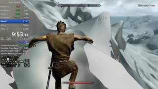 【Skyrim】メインクエストAny%RTA 22分50秒 (LRT)