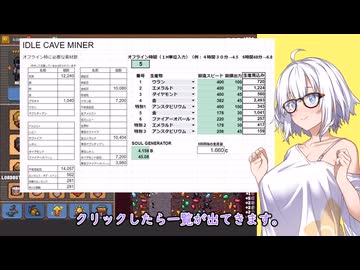 【ゆずきず】IDLE CAVE MINER　その3