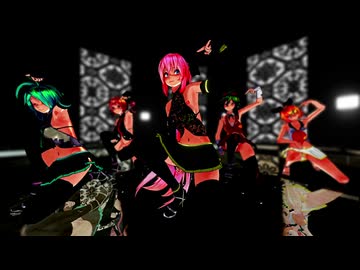 【MMD】巡音さん　初音さん　Ｇさん　重音さん　鏡音さん　で新人類（カメラ配布あり）