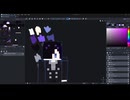 【メイキング動画】夜語トバリ【マイクラスキン】