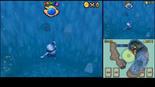 [スーパマリオ64DS TAS] ふきだす　みずを　くぐれ 21.28 ワリオ