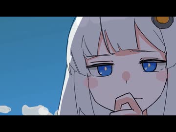 パフェを食べるあかりさんとつくよみちゃん