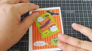 2024年10月19日用ハロウィン折本の見本（フリー素材メイン）