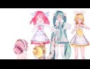 【MMD】ミクリンルカテトレンでしかのこのこのここしたんたん「シカ色デイズ」イントロ（おまけ）