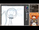 イラスト制作の様子を見守る生放送！#4 再録3