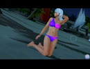 【DoaXvv/パティ】ポーズ:膝立ち・クールに振り向き/水着:ヨイナミ