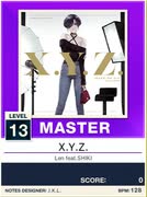【譜面確認用】 X.Y.Z. MASTER 【チュウニズムNEW外部出力】
