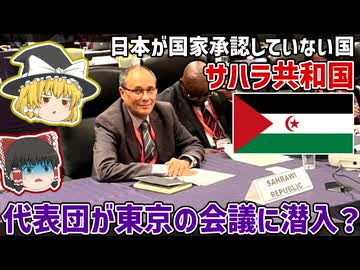 日本主導「アフリカ開発会議」に西サハラ代表団がアルジェリア人のふりをして潜入した件について【ゆっくり解説】【ゆっくり解説】