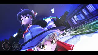 【東方MMD】　絶対敵対メチャキライヤー　　れいむ・まりさ