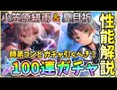 【ヘブバン】性能解説＆SS小笠原緋雨とSS夏目祈100連ガチャ！緋雨っちいのりんを引くべきか？！【ヘブンバーンズレッド】【ガチャ動画】【攻略解説動画】