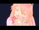【MMD】神っぽいなを踊るルカさんのドレスに見とれる動画