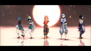 【バケモノダンスフロア】璃月男子+風神(原神MMD/GenshinMMD)