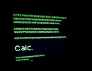 calc.を歌ってみた。