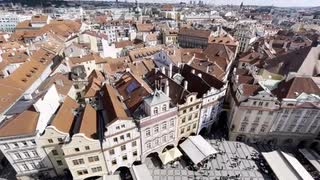 The Cityscape of Prague from a Tower