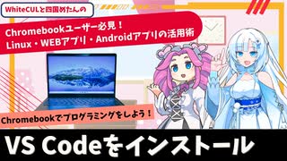 ChromebookにコードエディタのVSCodeをインストールする方法【Chromebookユーザー必見！Linuxとアプリの活用術】
