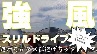 【YZF-R25】強風と坂道に怯える初心者ライダー【スパメッツァ】