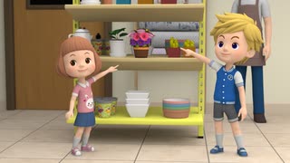 アンバーとまなぼうせいかつあんぜん／ロボカーポリーシリーズ　第11話　ショッピングモールでのおやくそく／たのしくゆきあそび