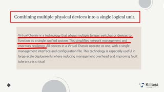 Juniper JNCIP-DC JN0-683試験認定のための最速学習試験対策問題と解答