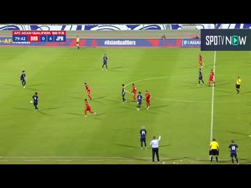 W拝アジア最終予選　バーレン 対 日本