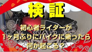 【初心者ライダー】一ヶ月ぶりに乗った結果…【YZF-R25】
