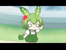 【ショート】ちびずんだもんと茜ちゃんと花飾り