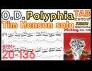 [スピードアップ]O.D. Tim Henson solo TAB / Polyphia ティム･ヘンソン OD ギターソロ ポリフィア ギター速弾き基礎練習【Guitar picking】