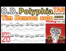O.D. - Polyphia Tim Henson solo Practice【Slow】ポリフィア･ティムヘンソン