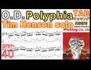 [Slow Tempo]Polyphia | O.D. | Tim Henson solo guitar TAB ポリフィア･ティムヘンソン