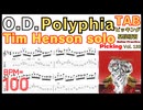 [MediumTempo]Tim Henson Practicing OD TAB ポリフィア･ティムヘンソン