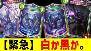 【悲報】黒、一択。【 Shadowverse シャドウバース 】
