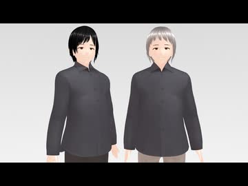 【俳優風MMD】【MMDジャ〇ーズ】天城雪彦(二〇和也)みたいな人と渡海征司郎（二〇和也）みたいな人でイガク【MMDモデル配布あり】【VRoid_MMD】