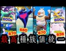 最 高 種 族 値 統 一
