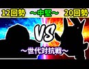 【世代対抗戦】１２回勢 VS ２０回勢 ～中堅戦～【準決勝第二試合】-64スマブラCPUトナメ実況-