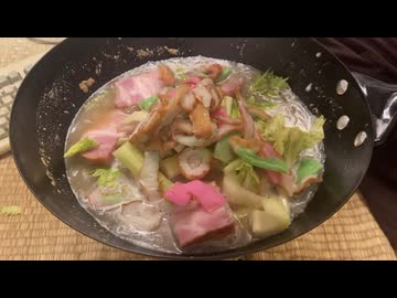 スペシャルなちゃんぽん作ってみた（ハイボール）