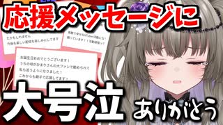 【号泣】応援メッセージを募集した結果、涙が止まらなくなる冥鳴ひまり【Vtuber/切り抜き】