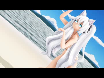 [NeptuneMMD]black heart - pink cat