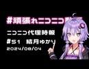 【ニコニコ代理時報】#51 結月ゆかり【頑張れニコニコ運営】