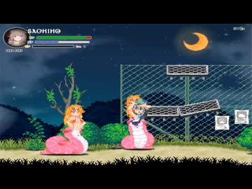 【リョナ】ブルーなアーカイブのシロコ、LAMIAにたべられる！【ミリア戦記DX】【vore】【丸呑み】