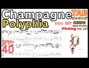 【Practice TEMPO】Polyphia - Champagne (intro guitar TAB)