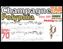 [BPM50% speed]Champagne Polyphia(intro practice with metronome)