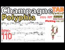 Polyphia - ChampagneのリフのTAB譜