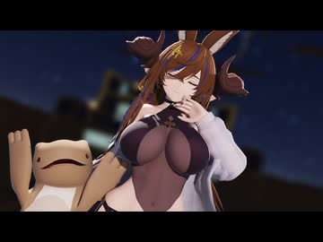 【MMDグラブル】水着ガレヲンでLamb.【モデル配布】