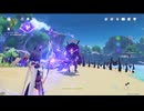 原神　雷電将軍＆九条裟羅＆ナヒーダでデイリー任務#２３６＆地脈の花、聖遺物秘境