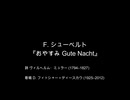 【対訳歌詞動画】F. シューベルト、D 911-1 『おやすみ Gute Nacht』