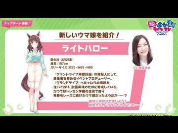 ぱかライブTV vol20 ウマ娘1.5周年part3/4