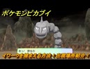 ポケモンピカブイ　イワークを捕まえる方法！出現場所紹介！図鑑コンプへの道！　【ポケットモンスター Let's Go! ピカチュウ・イーブイ】