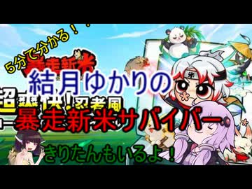 ５分くらいで分かる広告のゲーム＃93　暴走新米サバイバー（サービス終了）