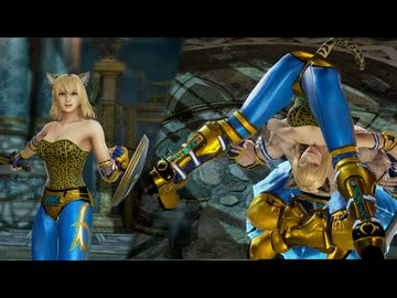 [SC6 ryona]キング風カサンドラにベアハッグとマッスルバスター