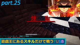 【TUSBスキル縛り実況】ようやくスタートラインに立てた男 part.25【MINECRAFT】