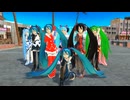 【MikuMikuDance】One・Two・Three
